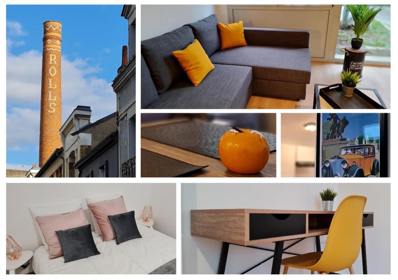 "Le Roll'S" - 1 Chambre - 5 Couchages - Calme - Terrasse - Parking Prive トゥール エクステリア 写真